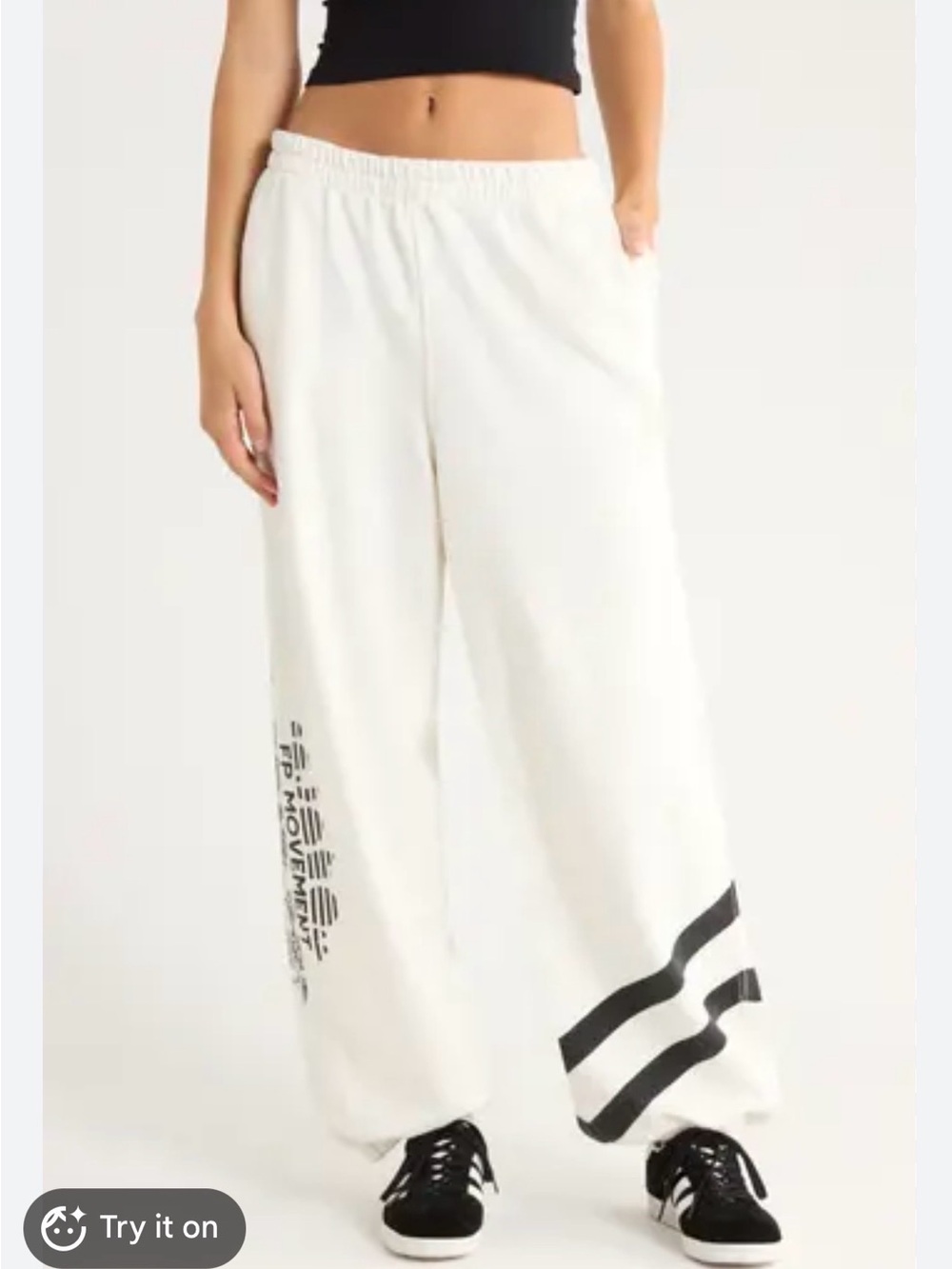 Free People Movement All Star Oversize Graphic Joggers size xs
